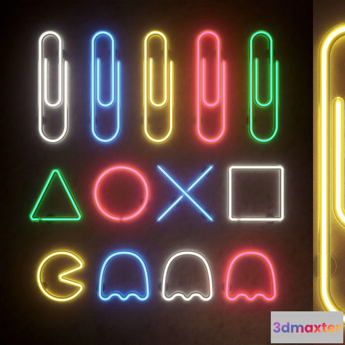 767585 - Light modules. Set 35. Neon