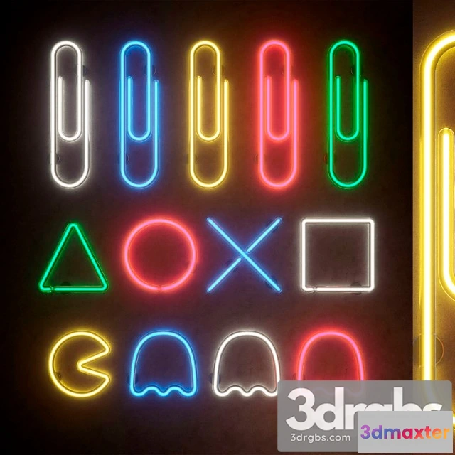 1045590 - Light modules. set 35. neon