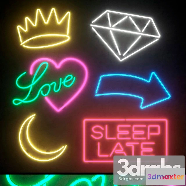 1045606 - Light modules. set 56. neon