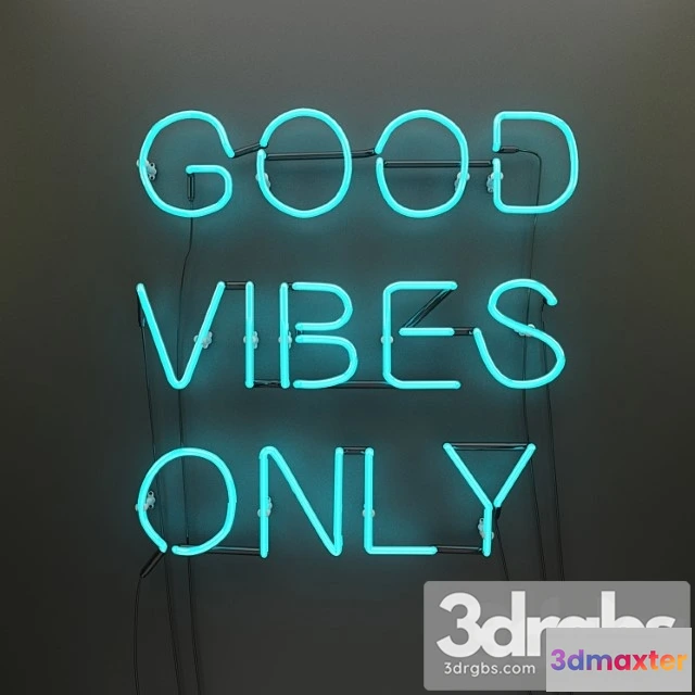 983990 - Neon Good vibes only