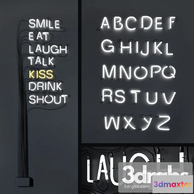 983994 - Neon letters (whole alphabet)