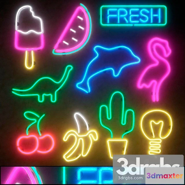 984002 - Neon Light modules. set 13. neon