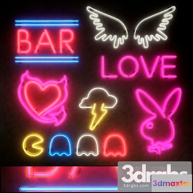 984004 - Neon Light modules. set 17. neon