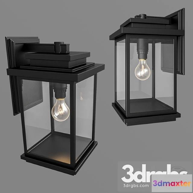 1045666 - Artcraft lighting freemont black outdoor wall sconce