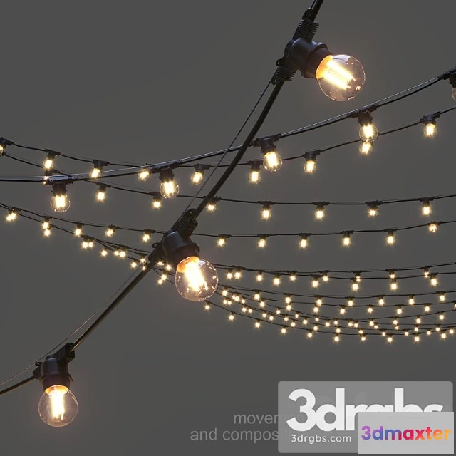 1045686 - Editable garland on a rope