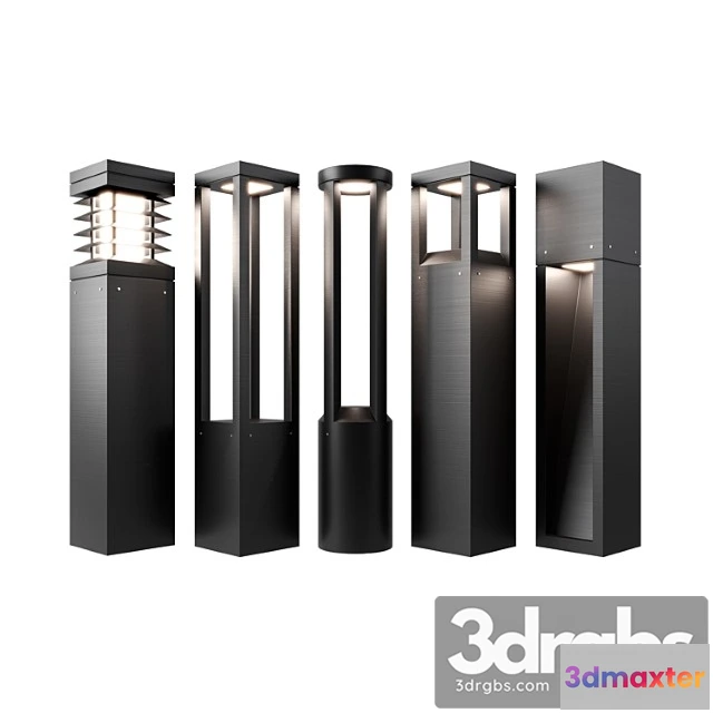 1045712 - Pathway lighting set - metal