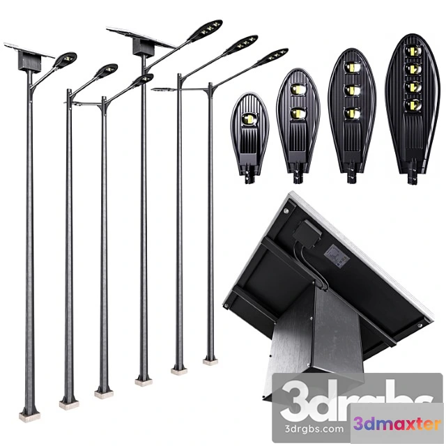 1045730 - Solar powered street light