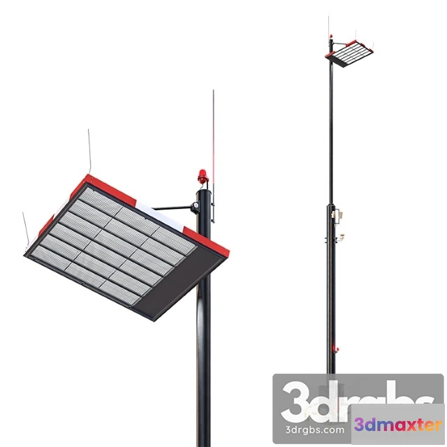 984160 - Lighting pole with ewo spotlights