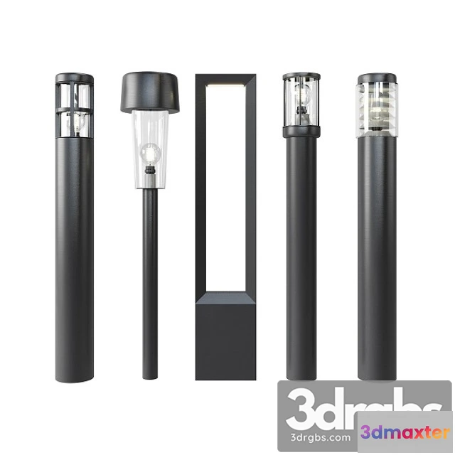 984186 - Pathway Lighting Set Metal Series 2