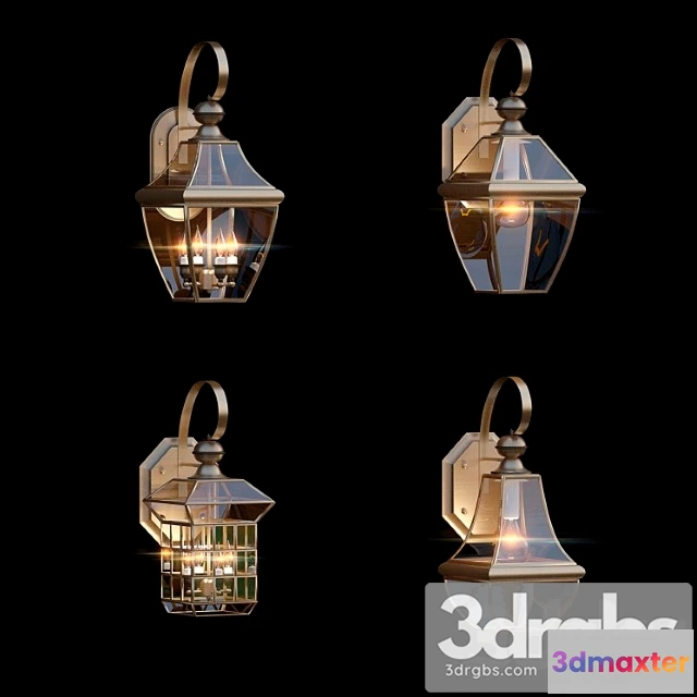 984264 - Wall lamp chatel set
