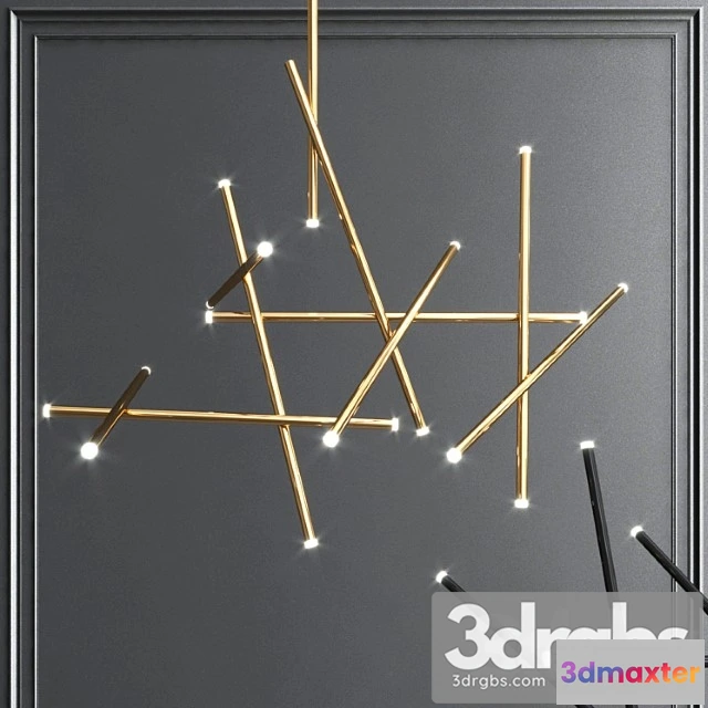 1045786 - 18-light led chandelier