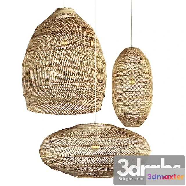 1045872 - Aliexpress rattan chandelier set