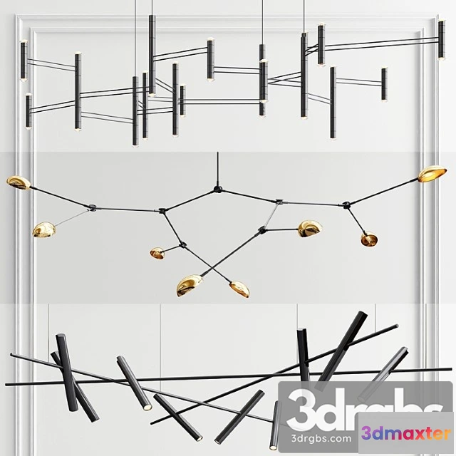 1046384 - Brand chandelier collection - 3 type