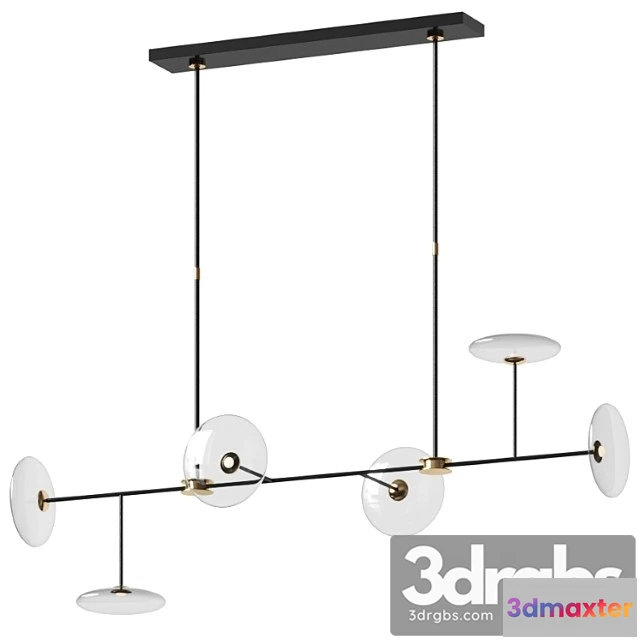 1046442 - Calvino large linear chandelier - circa lighting