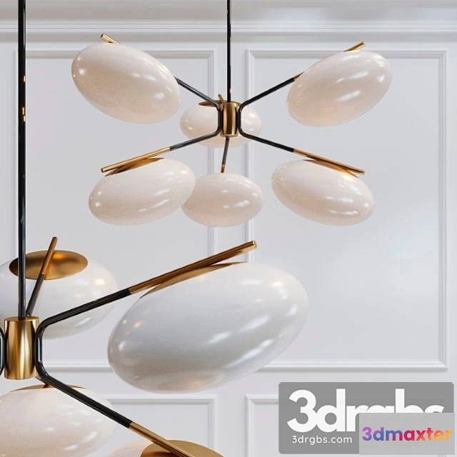 1046582 - Champignon 6-light chandelier