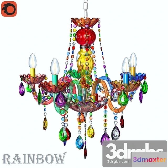 1046752 - Chandelier rainbow