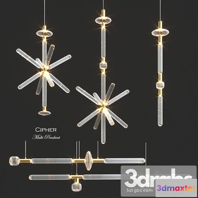 1046856 - Cipher multi pendant collection by lasvit