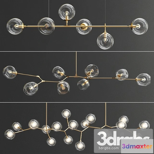 1046938 - Collection branching chandeliers