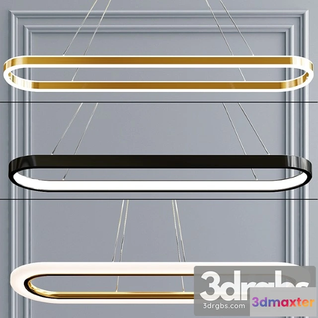 1046954 - Collection of decorative hanging chandeliers