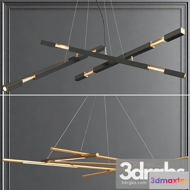 1046960 - Collection of minimalist chandelier