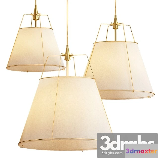 1047014 - Conical drum pendants