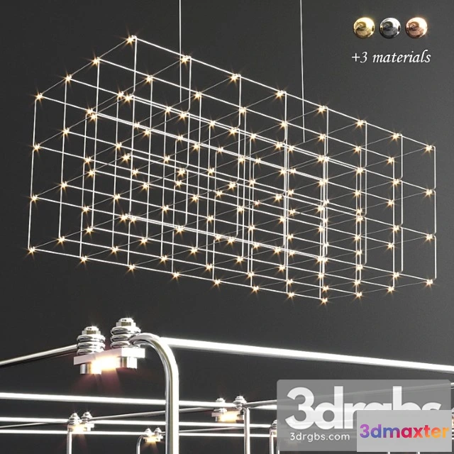 1047042 - Cosmos square quasar chandelier