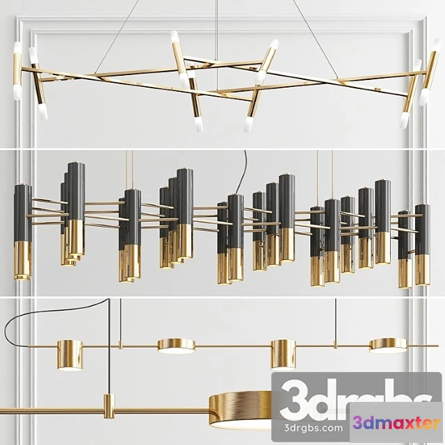 1047048 - Counterpoint diamant ike chandelier - 3 type
