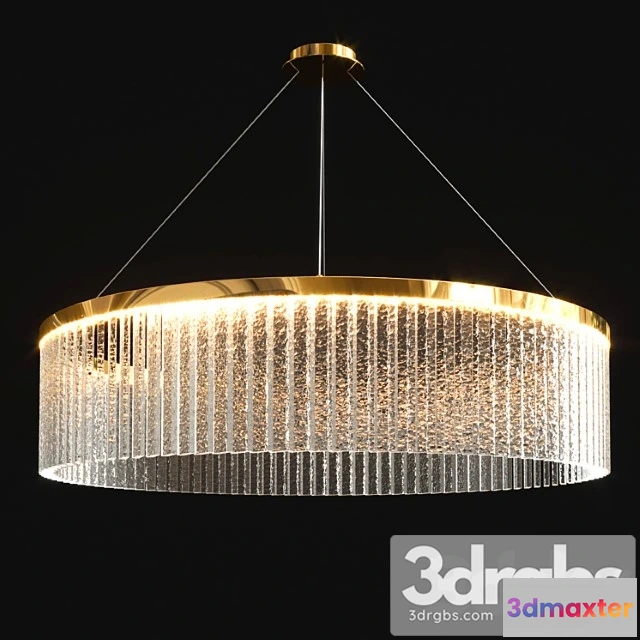 1047078 - Crystal island light led suspension lamp