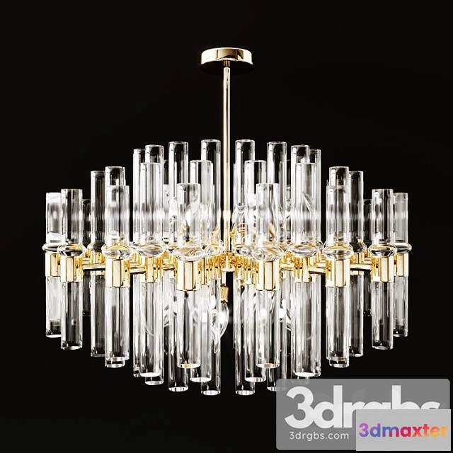 1047096 - Crystal tubules pendant lamp