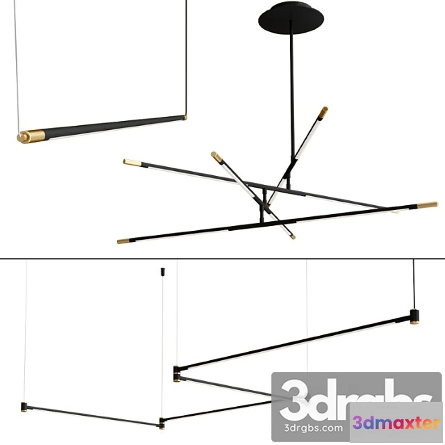 1047256 - Drawing line gold black collection