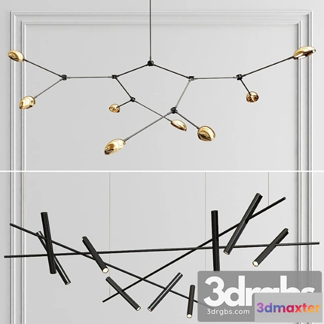 1047264 - Drop & kreon esprit chandelier