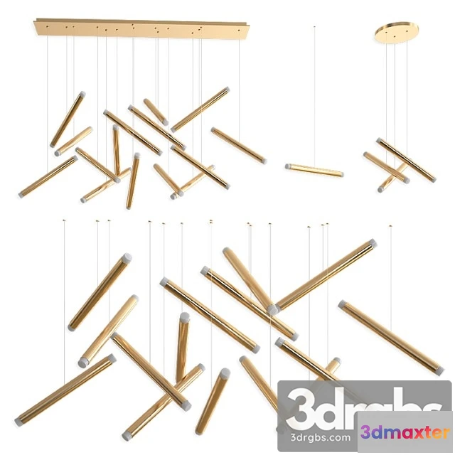 1047324 - Dutti d0068 gold chandelier