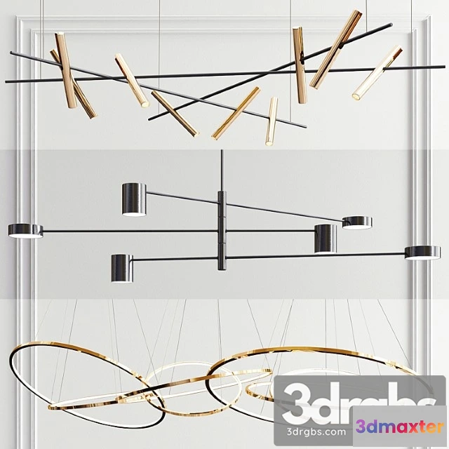 1047416 - Esprit ambient ring chandelier - 3 type
