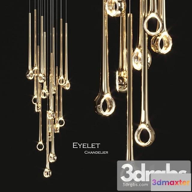 1047456 - Eyelet chandelier by sans souci