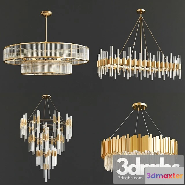 1047700 - Four exclusive chandelier collection 16
