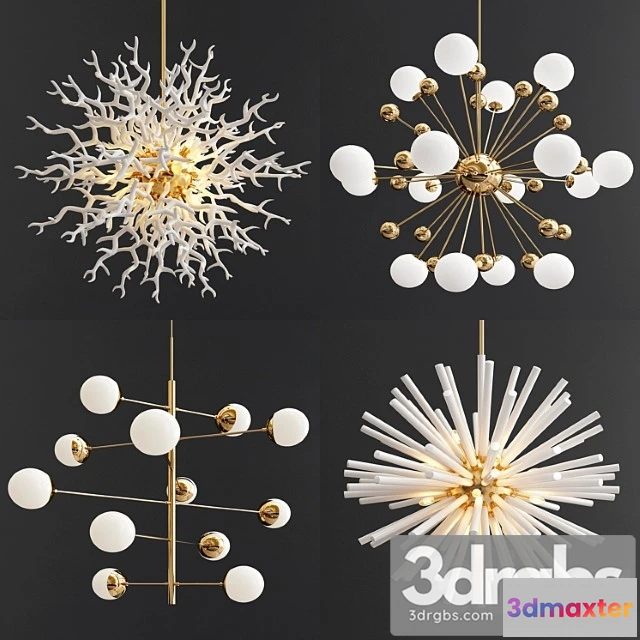 1047706 - Four exclusive chandelier collection 24