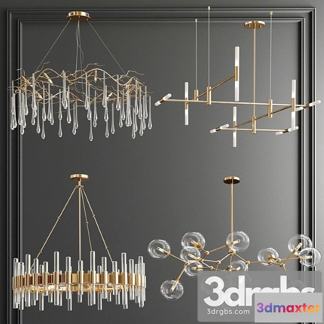 1047728 - Four exclusive chandelier collection 45
