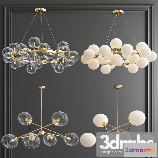 1047738 - Four exclusive chandelier collection 57