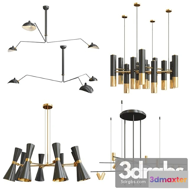 1047744 - Four exclusive chandelier collection 62