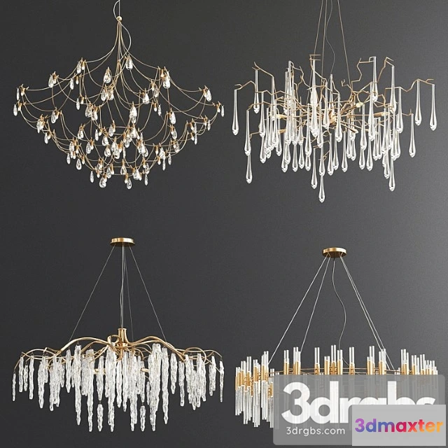 1047756 - Four exclusive chandelier collection 75