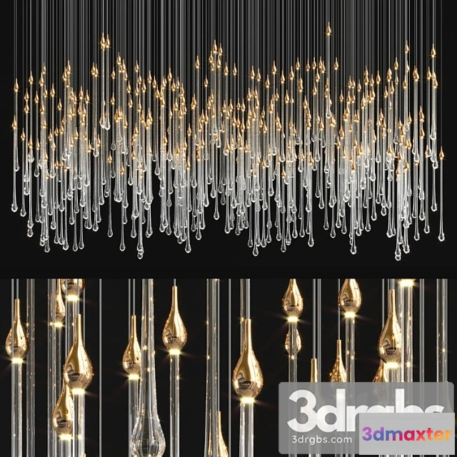 1047950 - Glockiny tear drop chandelier - No.2
