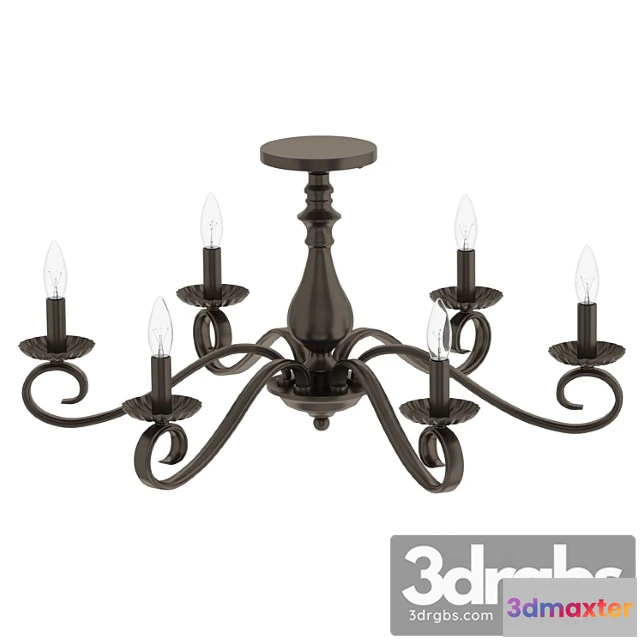 1047978 - Golden lighting larrick 6 light