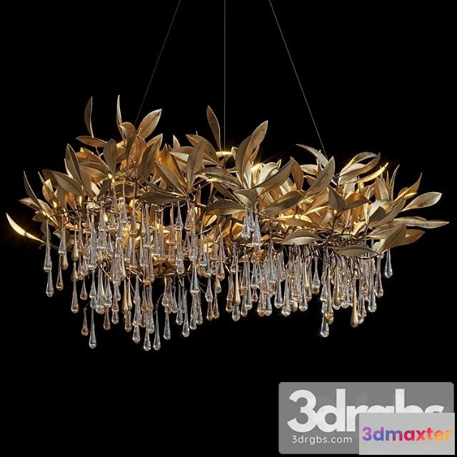 1048072 - Hanging chandelier vargov design - olive