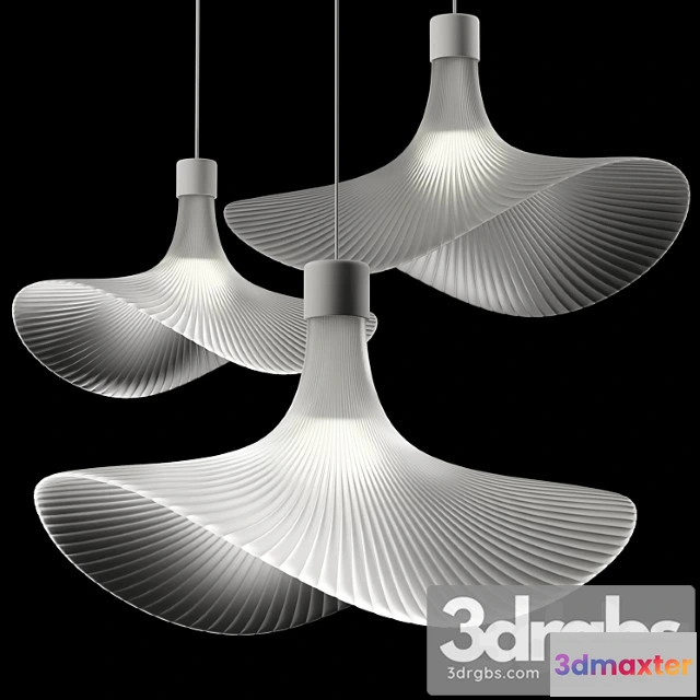1048110 - Hat style glass pendant light