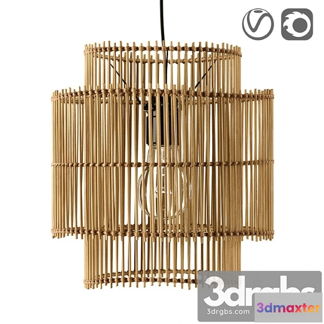 1048116 - Haya bamboo lampshade