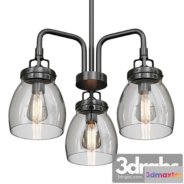 1048166 - Houon 3-light shaded classic