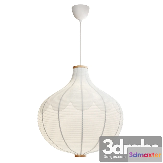 1048228 - Ikea risbyn , pendant lamp shade, onion shape, 57 cm
