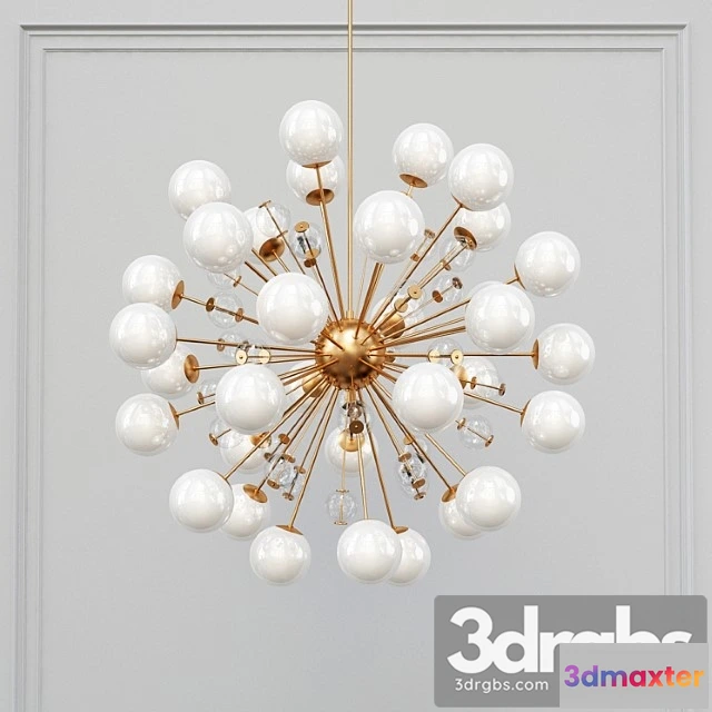 1048266 - Impressive sputnik style italian chandelier