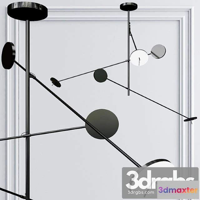 1048296 - Invisible led 2-arm pendant light