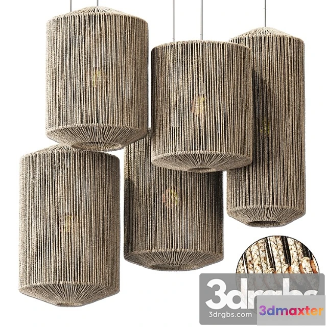 1048528 - Lamp barrel big rope n1